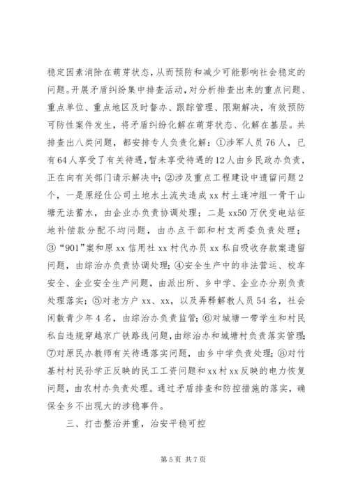 向县维稳工作督查组专题汇报材料 (2).docx