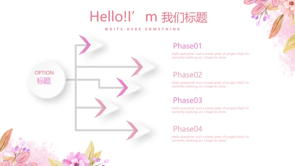 粉色小清新唯美美容护肤宣传动态PPT