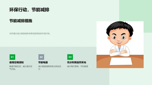 环保教学课件PPT模板
