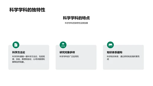 科学知识与日常应用PPT模板