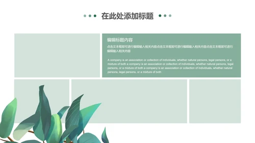 小清新教学课件PPT模板