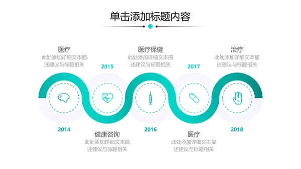 简约医生医疗医学类通用医院宣传PPT模板