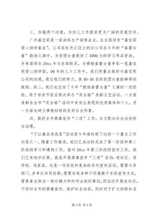 市妇联工作计划.docx