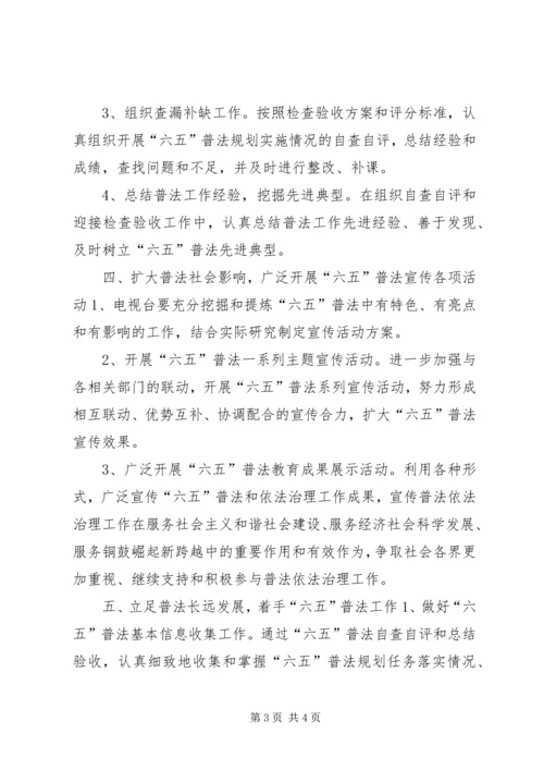 广播电影电视局普法工作计划.docx