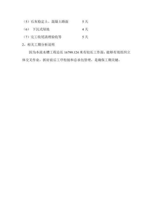 泄水槽流水槽综合项目施工组织设计.docx