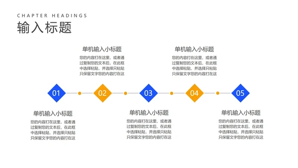 卡通风蓝色网课学习在线说课PPT模板