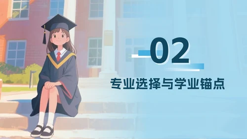 蓝色卡通小清新大学生自我介绍PPT模板
