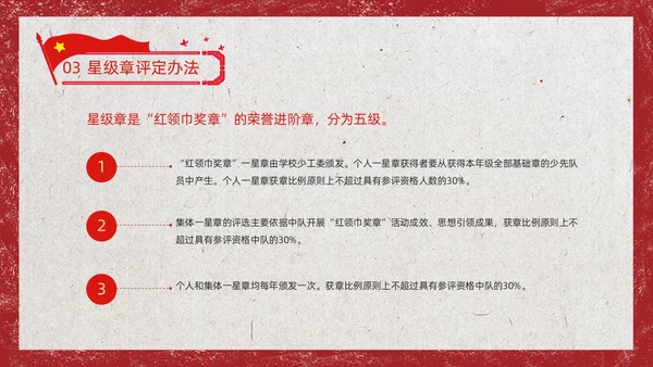 红色复古风少先队争章少年先锋队纪念日动态PPT建队日