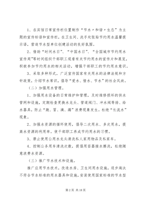 节水型单位建设工作实施方案.docx