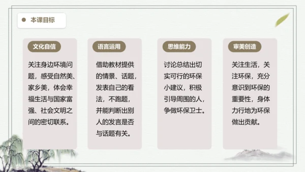 部编版四年级上册语文 口语交际：我们与环境  课件