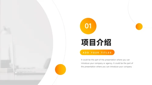 金黄企业商业计划书PPT模板