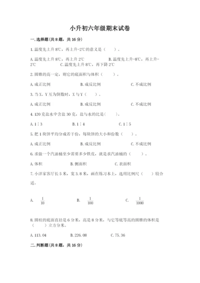 小升初六年级期末试卷【必刷】.docx