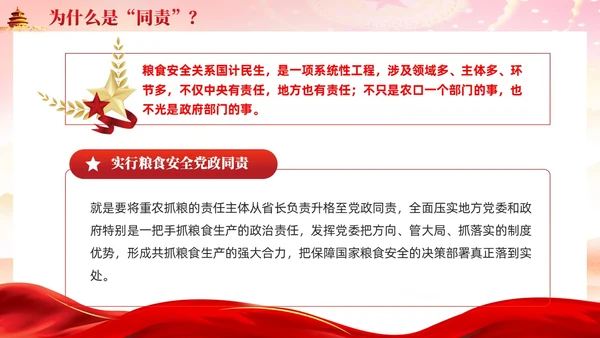 红色为什么同责关于粮食安全责任的重要讲话党课ppt党建