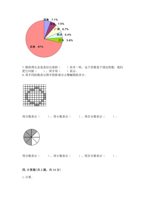 小学数学六年级上册期末试卷附参考答案（实用）.docx