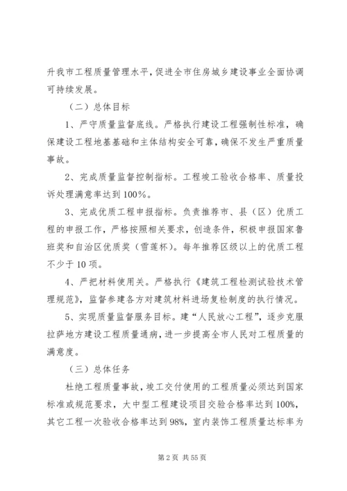 质监站工作方案范文合集.docx