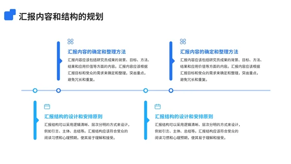蓝色简约风科技转化研究员成果汇报PPT模板
