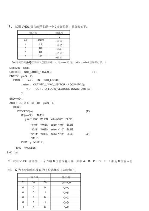 EDA程序设计试题及答案讲解.docx