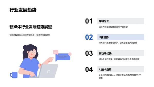 新媒体投资深度研究PPT模板