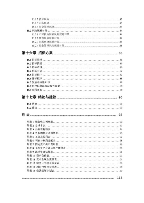 电动汽车充电基础设施项目可行性研究报告编写说明(模板.docx