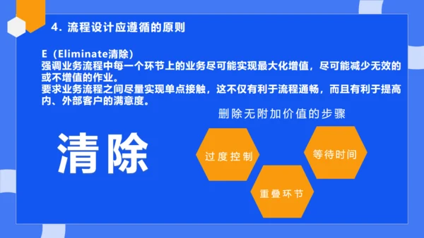 公司流程管理培训蓝色通用PPT模板