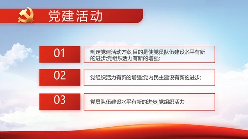 党建党支部书记工作会议报告动态PPT