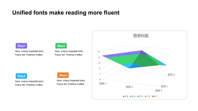 扁平PPT曲面图