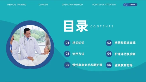 鼻窦炎的护理实拍商务PPT鼻炎