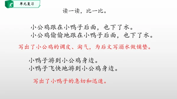 部编一年级语文下册第三单元知识清单