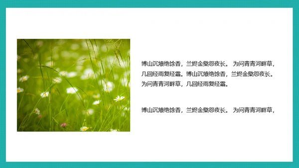 泛舟湖上通用PPT模板