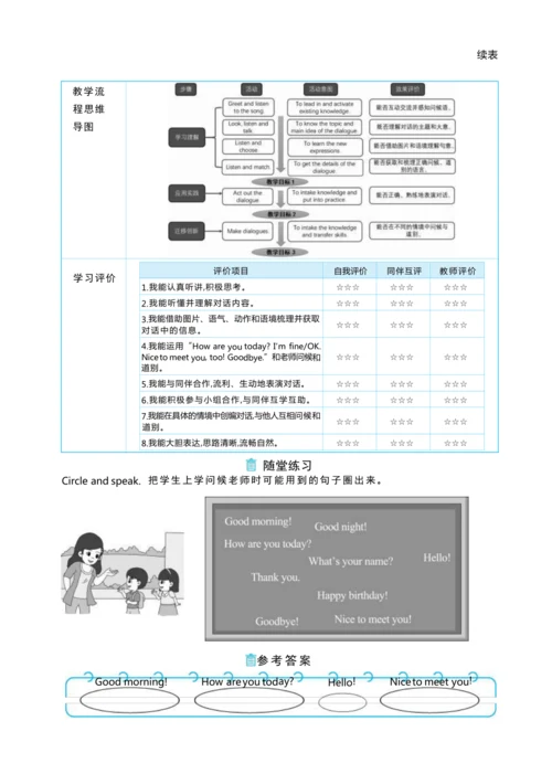 Unit 1 Hello, hello单元整体教学设计 5课时