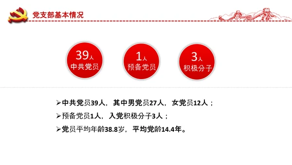 党委党支部书记述职报告工作总结全面从严治党党建经验PPT