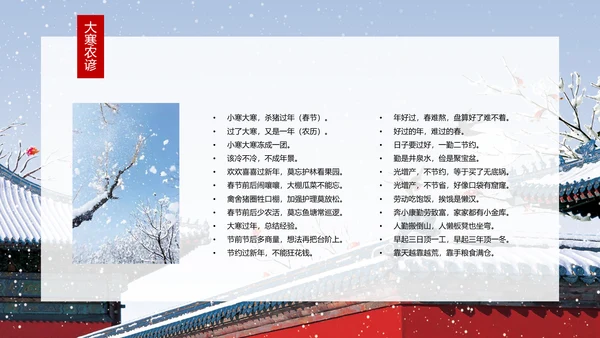 二十四节气大寒教学介绍PPT课件