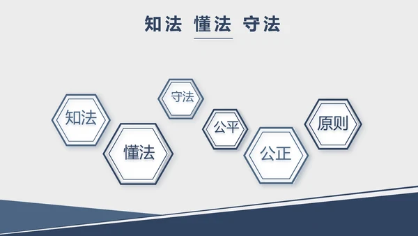 蓝色大气法律法学宣传工作汇报PPT动态模板