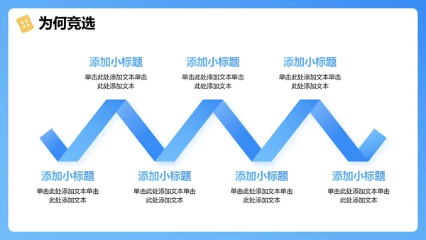 蓝色清新3D风大学生班长班干部竞选PPT模板