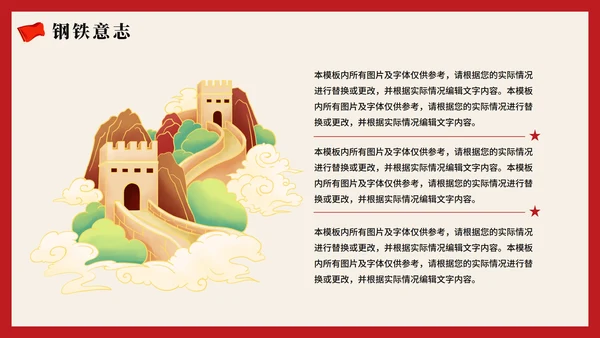 红色复古党政风长津湖战役党史学习PPT模板