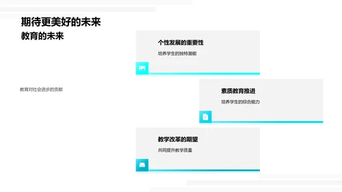 述职教育理念与实践PPT模板