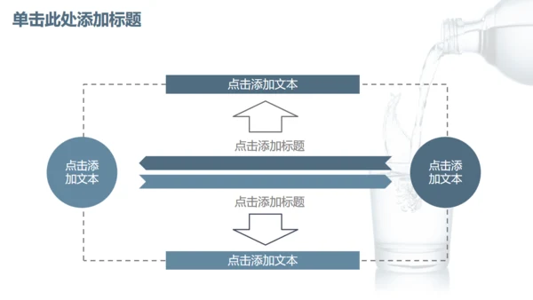 商务简约健康饮用水通用PPT模板