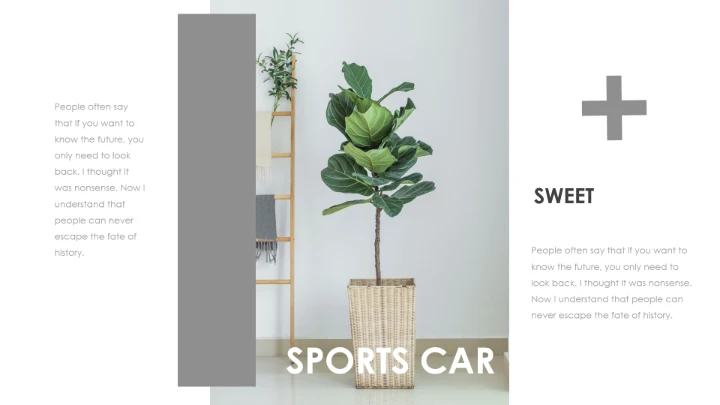 极简风室内设计北欧风格居家房屋室内装修设计方案PPT模版