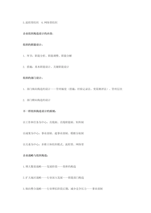 2023年人力资源管理师二级考试重点总结.docx