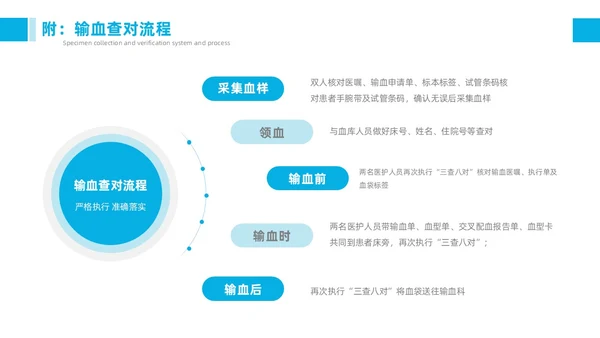 蓝色护理查对制度医疗健康简约商务工作总结个人述职PPT