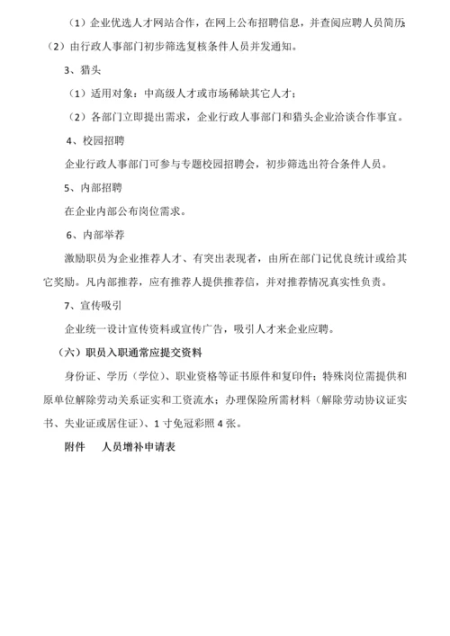 招聘面试入职工作作业流程.docx