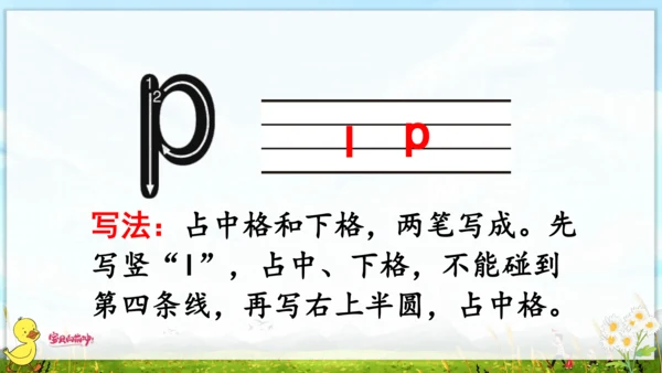 汉语拼音3  b p m f 课件