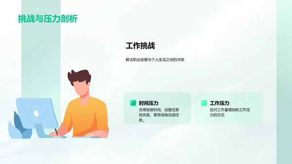 工作生活平衡讲座PPT模板