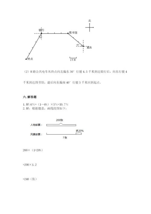 小学数学六年级上册期末考试试卷（突破训练）word版.docx