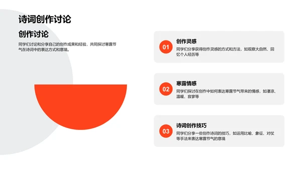 寒露节气诗词赏析PPT模板