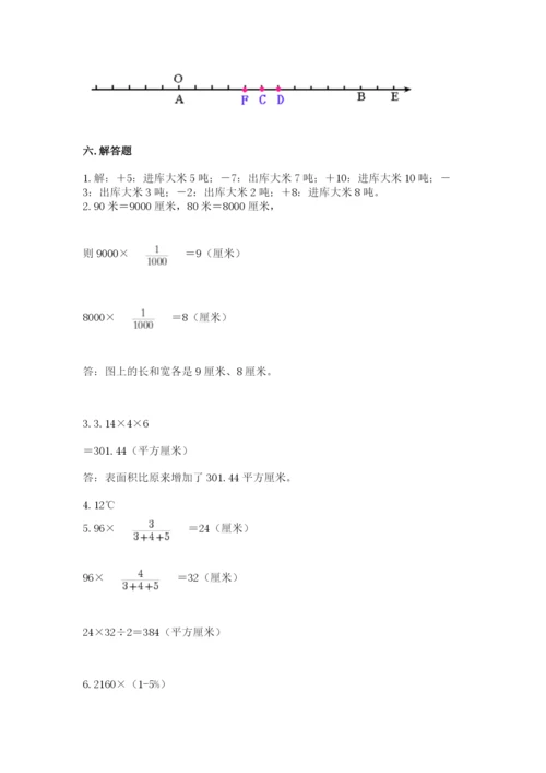 商洛地区小升初数学测试卷精品.docx