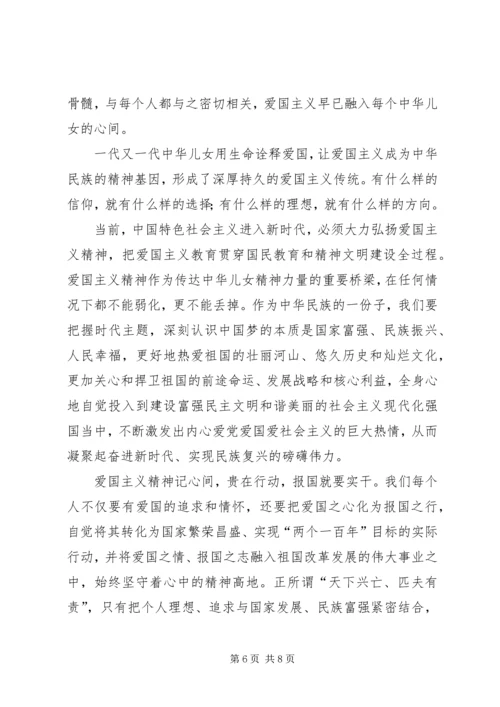 学习《新时代爱国主义教育实施纲要》感悟5篇.docx