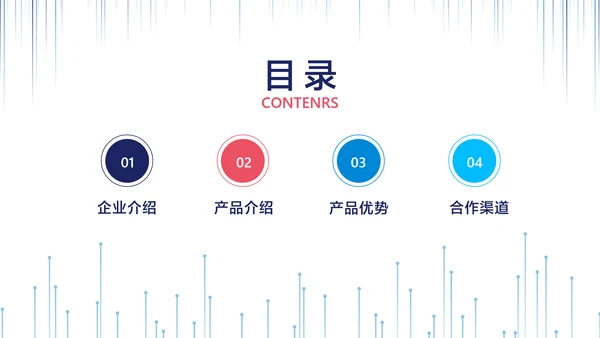 蓝白色商务风互联网软件产品介绍
