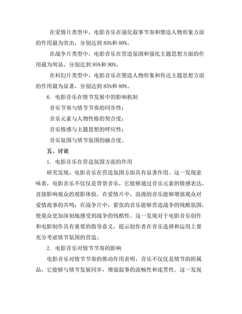 电影音乐对情节发展的影响分析
