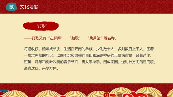 少数民族，彝族介绍PPT模板